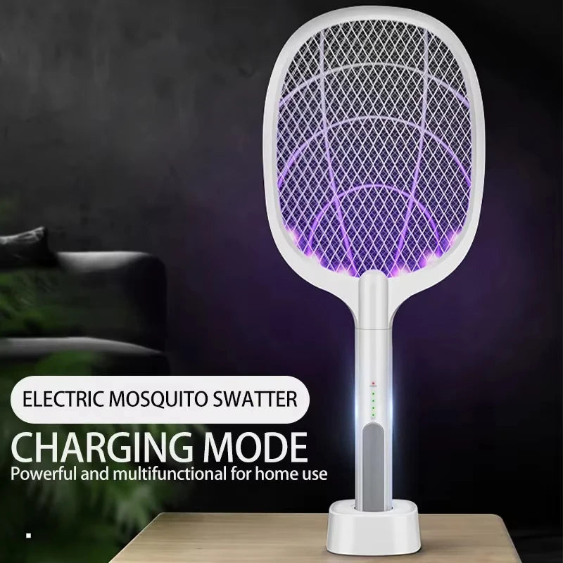 2-in-1 Rechargeable Electric Mosquito Swatter