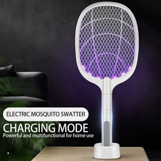 2-in-1 Rechargeable Electric Mosquito Swatter